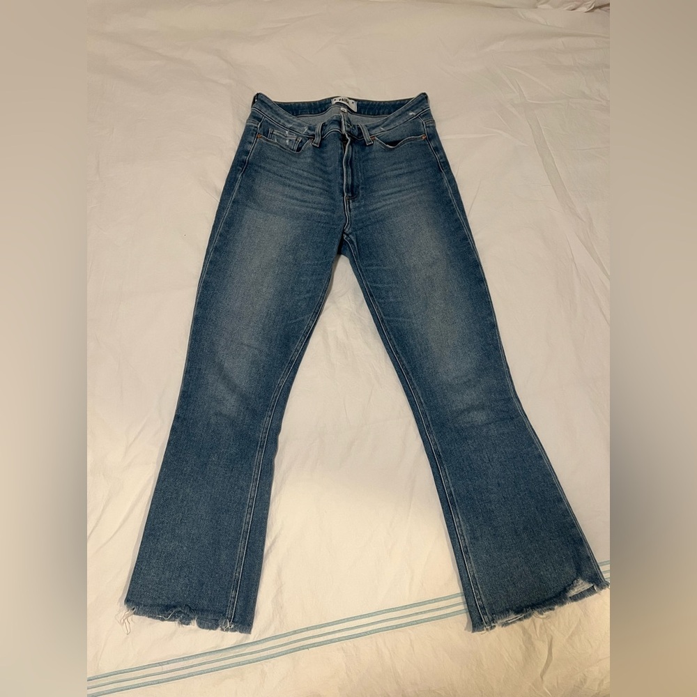 Colette crop flare jeans